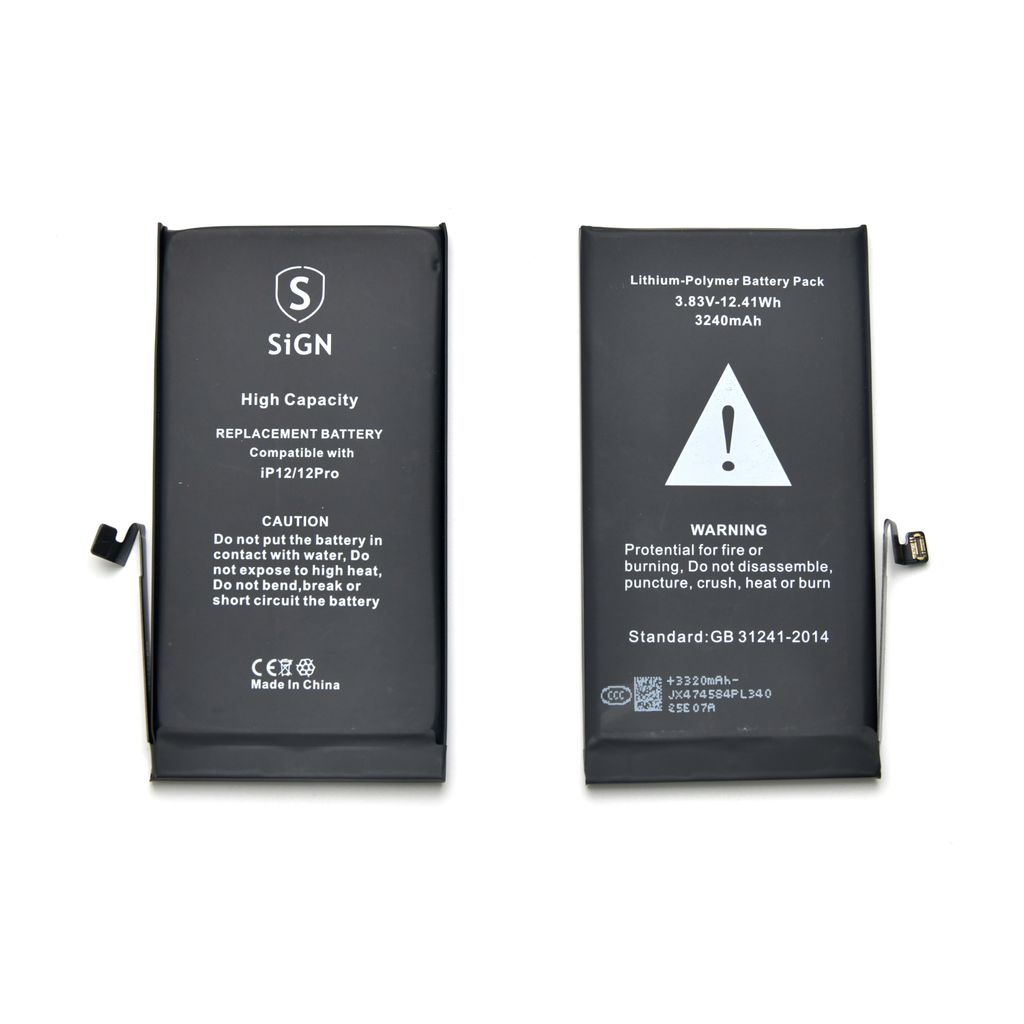 iPhone 12 & 12 Pro:n suurikapasiteettinen akku – 3240 mAh