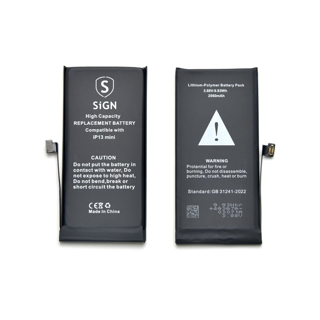 iPhone 13 Mini High Capacity -akku - 2580 mAh