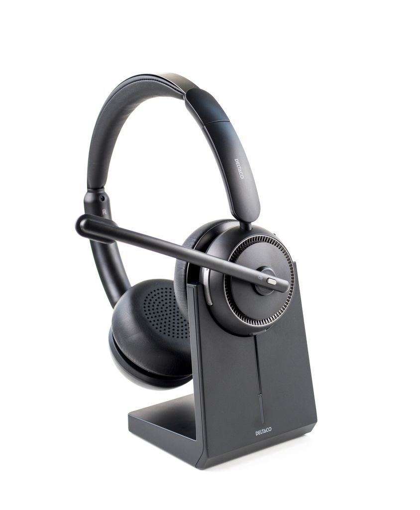 DELTACO HL-100 langattomat stereokuulokkeet – musta