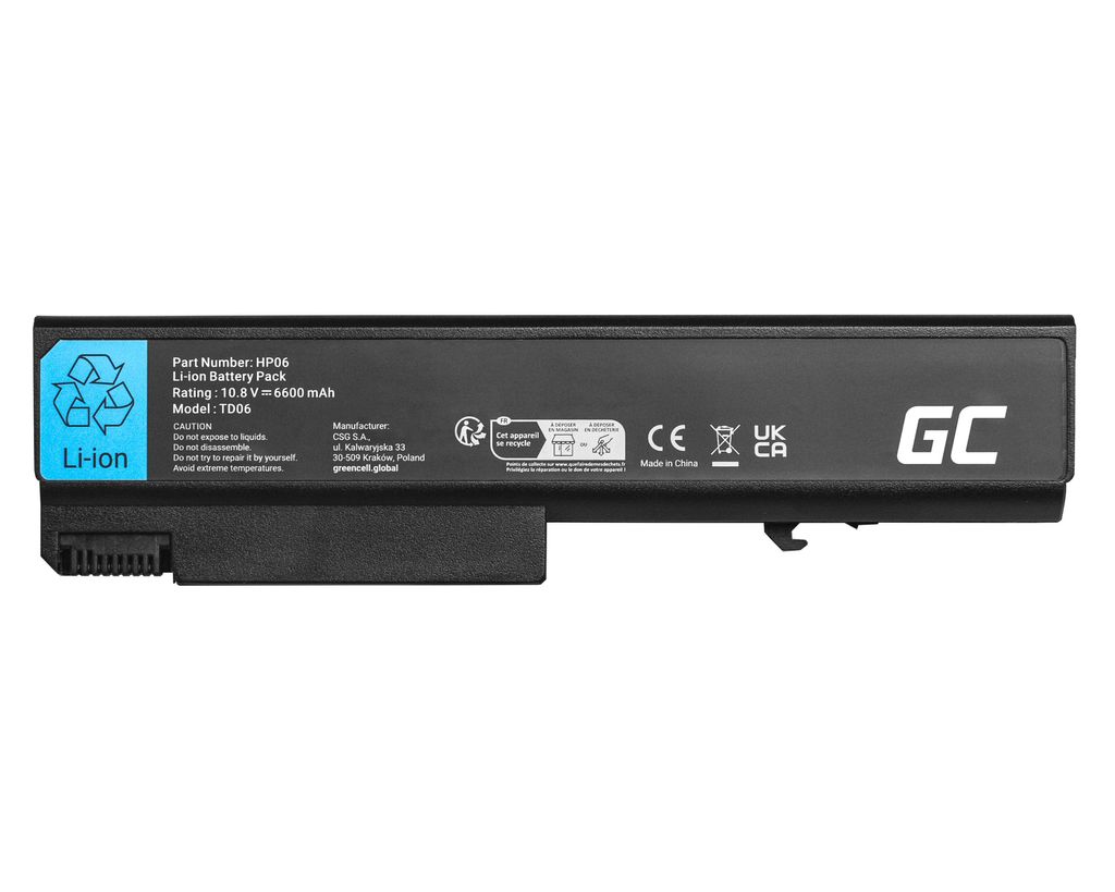 Green Cell TD09 Batteri til HP EliteBook & Compaq ProBook Serie