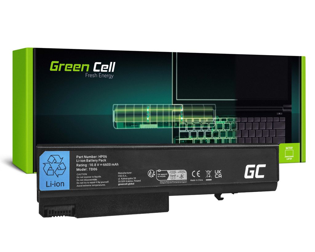 Green Cell TD09 Batteri til HP EliteBook & Compaq ProBook Serie