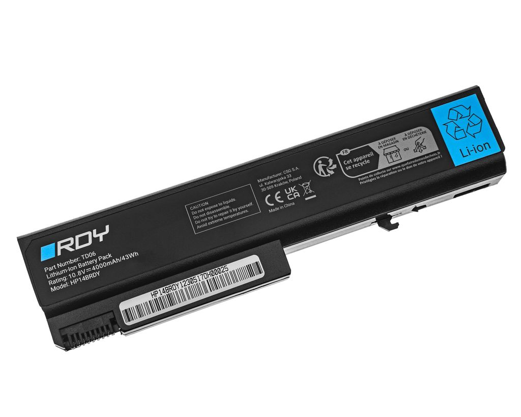 RDY Laptop-Akku TD06 TD09 für HP EliteBook / ProBook / Compaq usw.