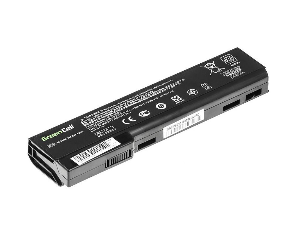 Green Cell -akku HP EliteBook 8460p ProBook 6360b 6460b -kannettavalle, 4400mAh, 11.1V