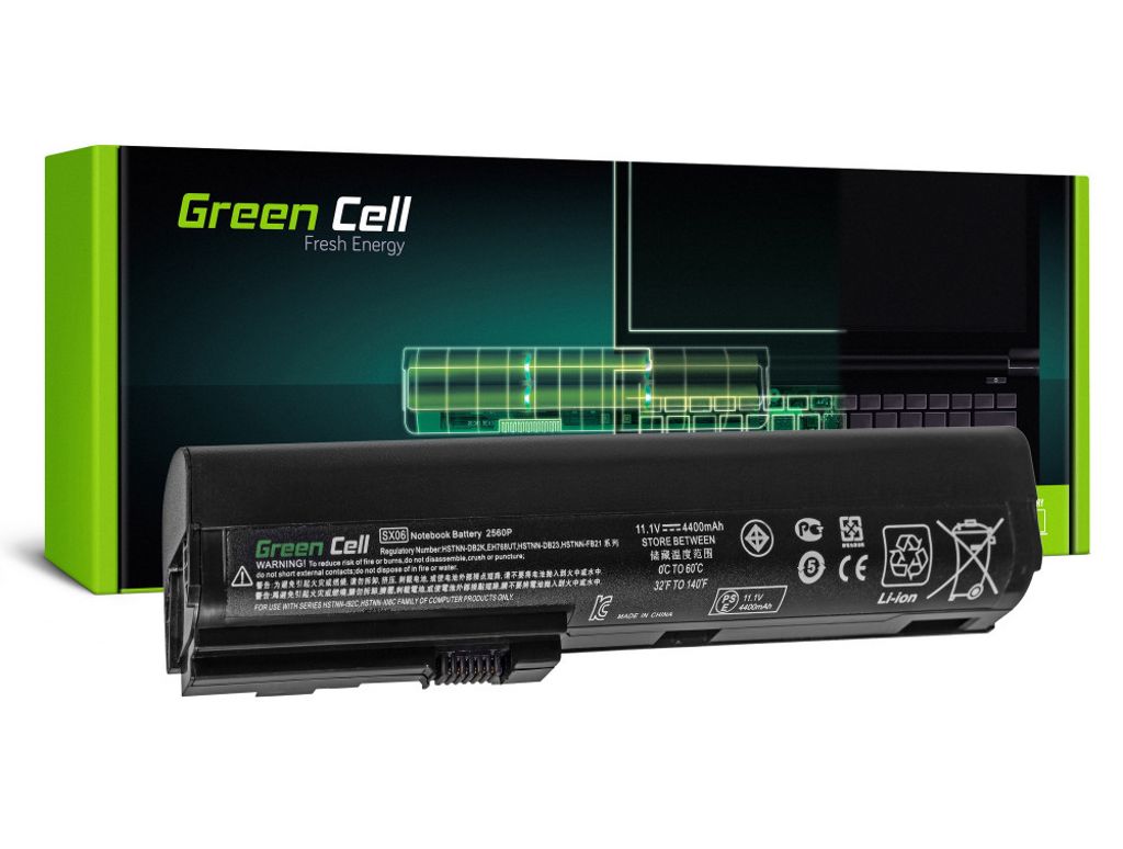 Green Cell SX09 akku HP EliteBook 2560p 2570p:lle