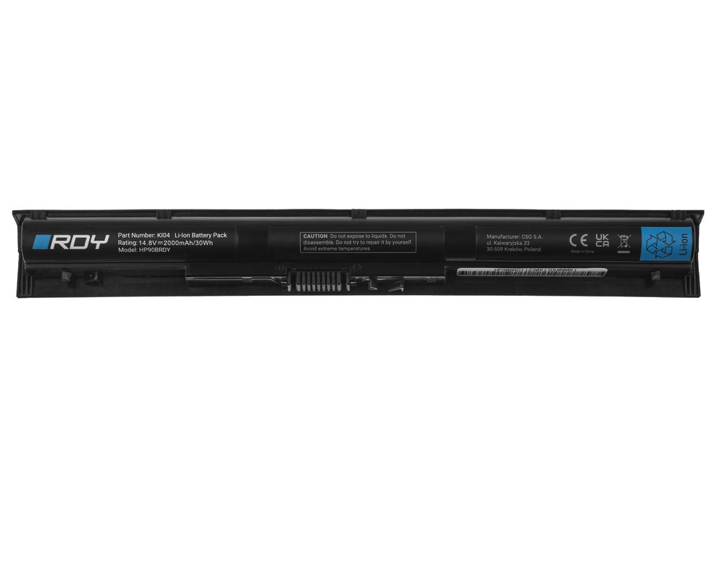 RDY Laptop-batteri KI04 for HP Pavilion 15-AB 15-AB250NG 15-AB250NW osv.