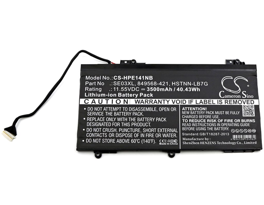 HP Pavilion 14-AL012TX, 11,55V, 3500mAh