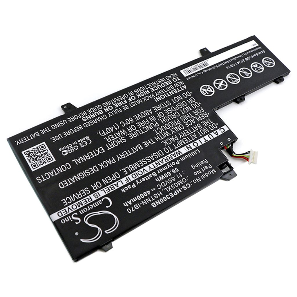 HP ELITEBOOK X360 1030 G2 1BS97UT, 11,55V, 4900mAh