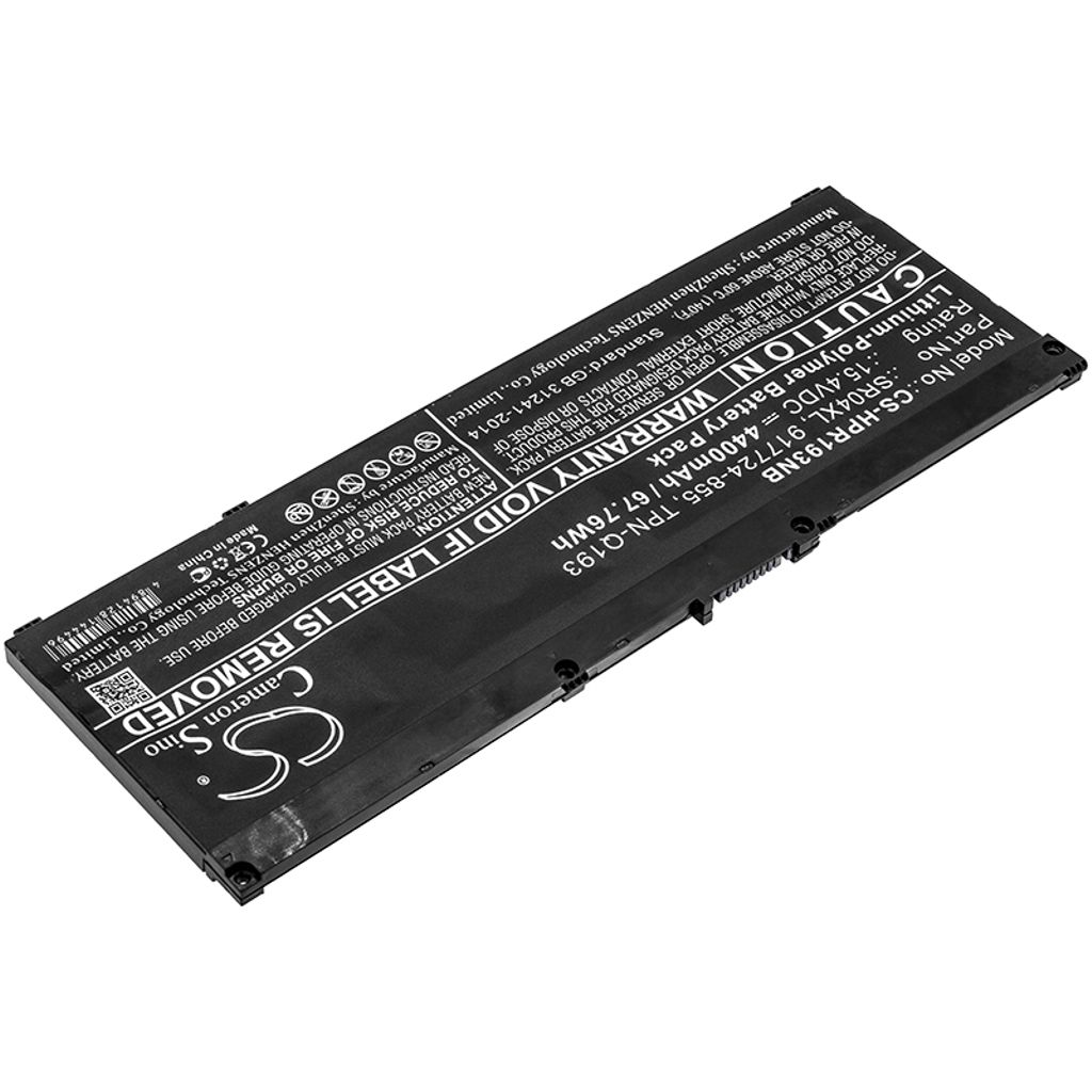 HP Omen 15-CE013NM, 15.4V, 4400 mAh