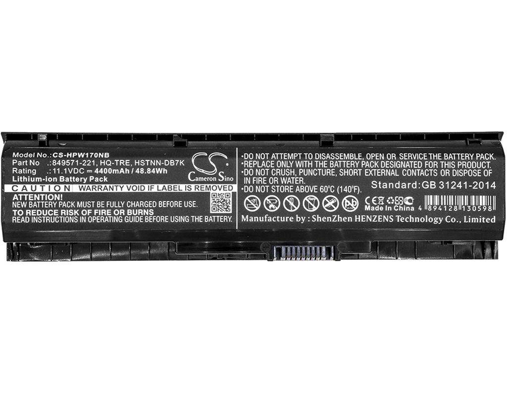 Hp Pavilion 17-AB305NC, 11,1V, 4400 mAh
