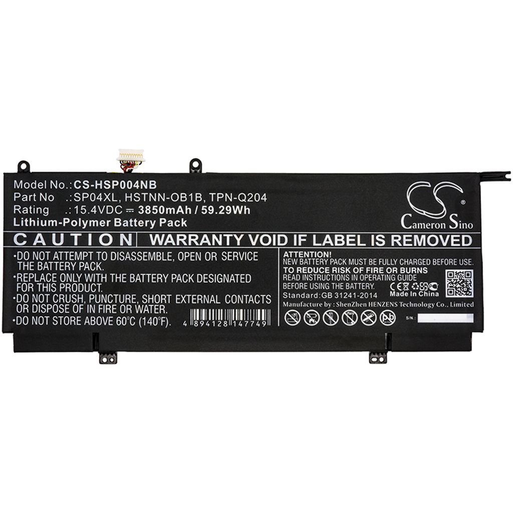HP Spectre X360 13-AP0003TU, 15,4V, 3850mAh