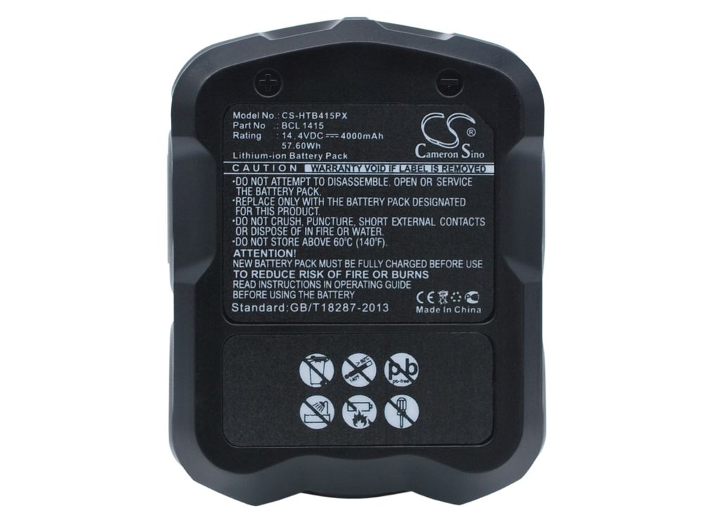 327729 for Hitachi, 14.4V, 4000 mAh
