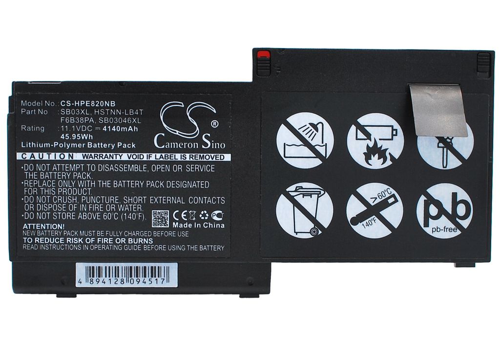 SB03046XL for HP, 14,8V, 4140mAh