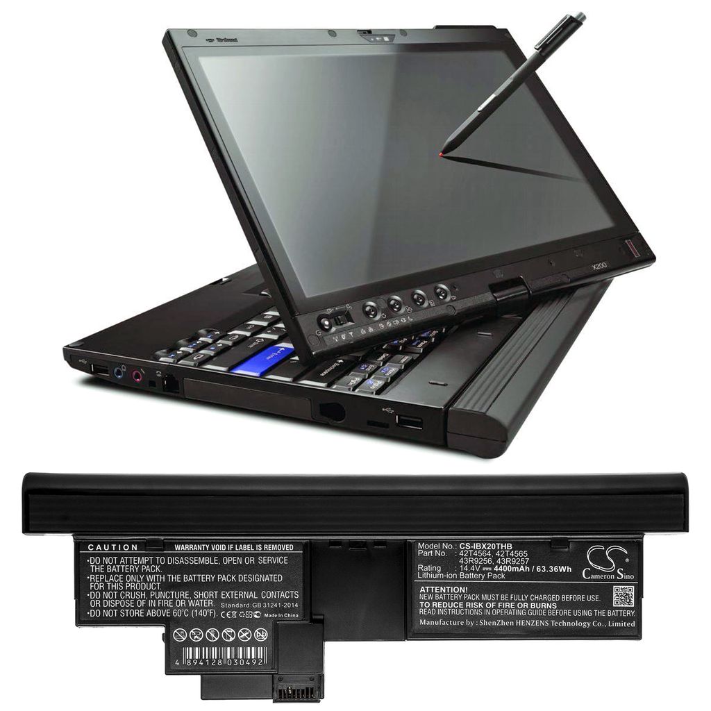 IBM ThinkPad X200 Tablet 7453, 14.4V, 4400 mAh