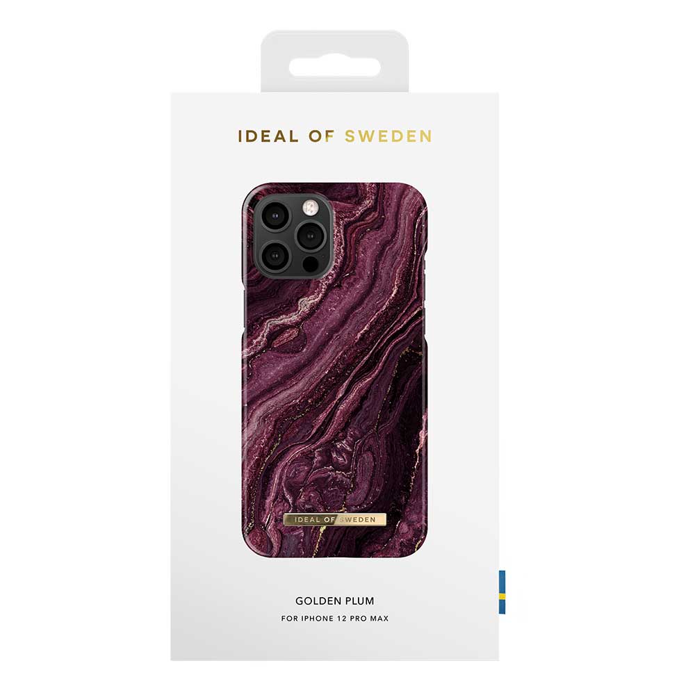 Löytönurkka IDeal Of Sweden Fashion iPhone 12 Pro Max Kuori - Golden Plum