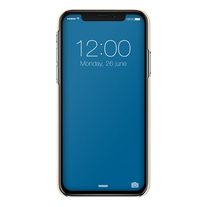 iDeal Fashion Saffiano iPhone XR kuori - Beige