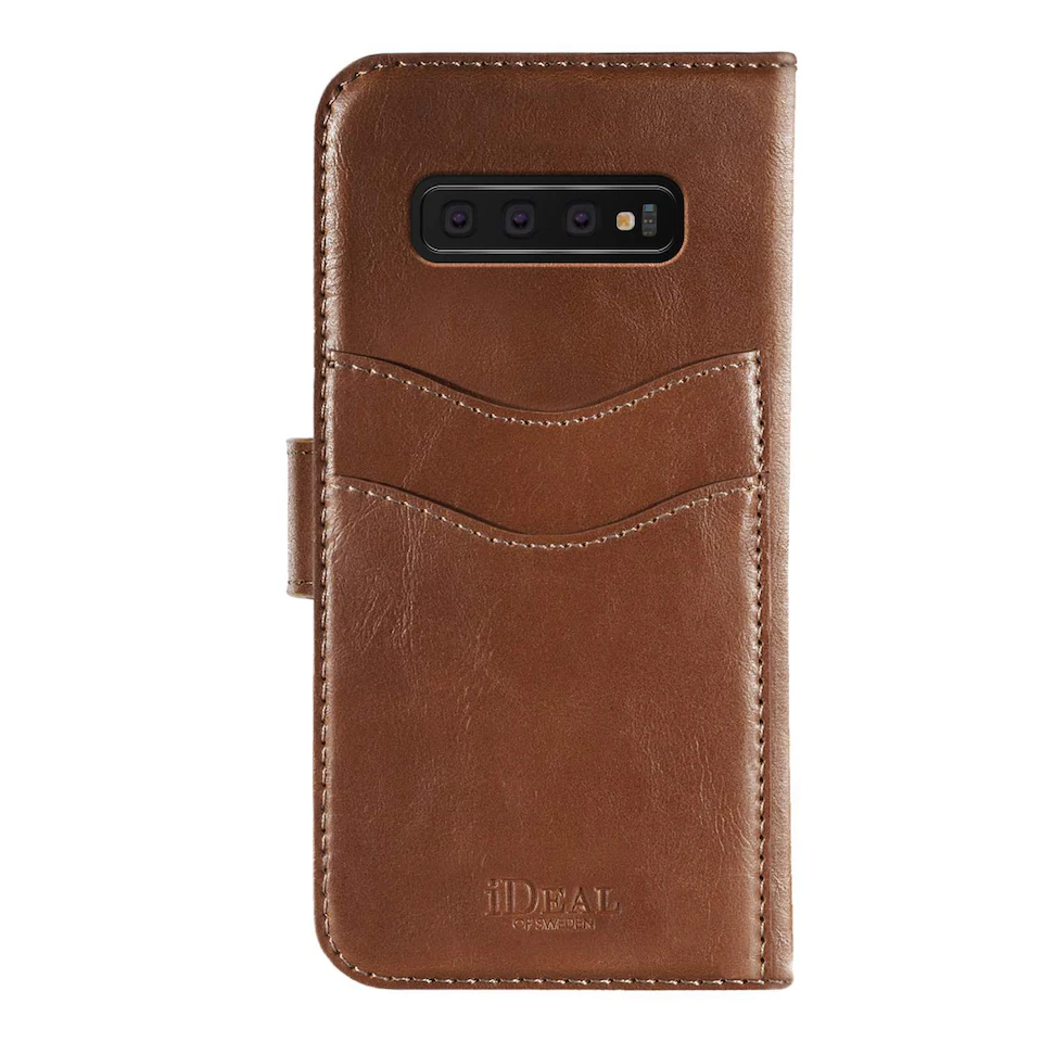 iDeal Of Sweden Magnet Wallet+ Galaxy S10 Plus etui - Brun