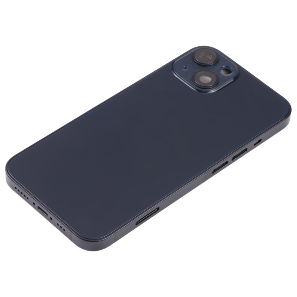 iPhone 13 Bakdeksel med smådeler - Svart