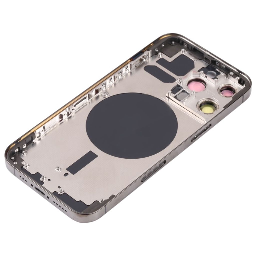 iPhone 13 Pro Baksida med smådelar - Svart