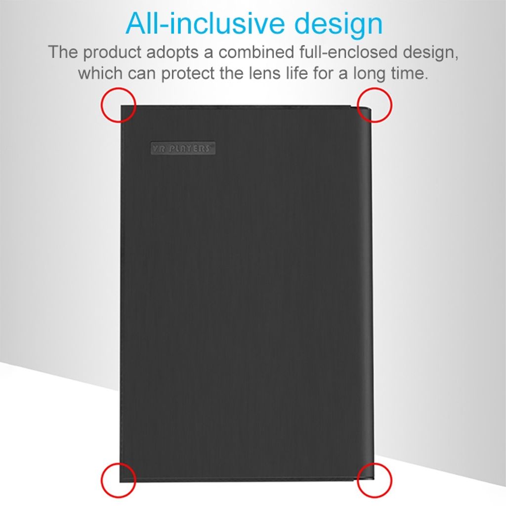 F18 Universal 12" Foldbar Skærmforstørrelsesglas med Bogdesign – Blå