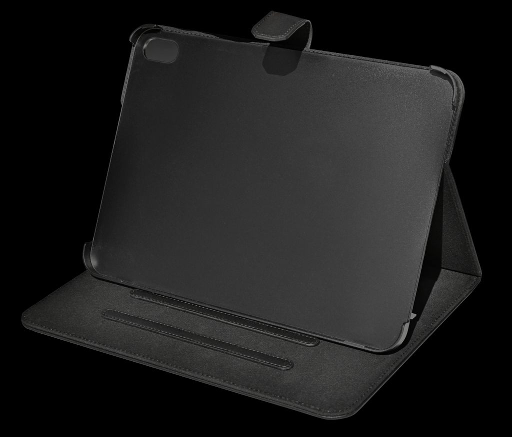 Deltaco iPad 10,9"/11" Lommebokdeksel med stativ – Svart