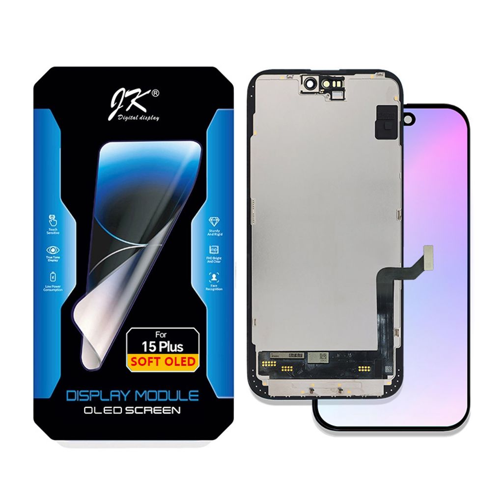 iPhone 15 Plus Skjerm Soft OLED – JK Premium