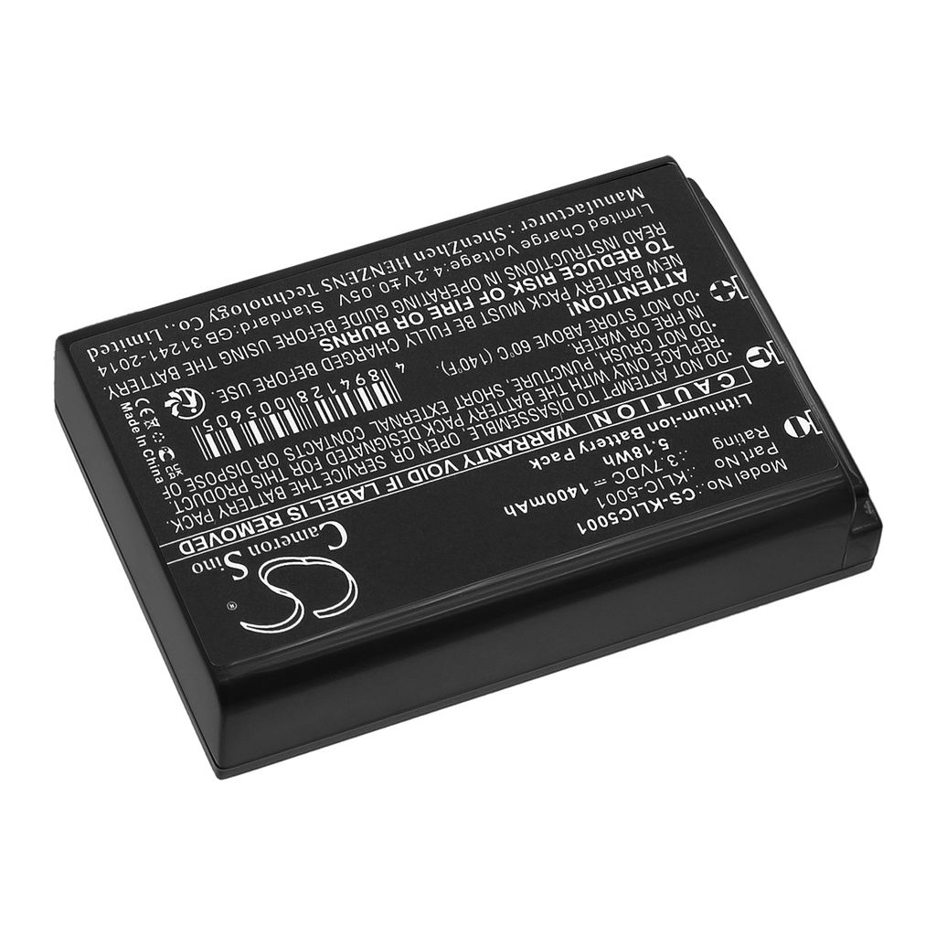 KLIC-5001 ersättningsbatteri