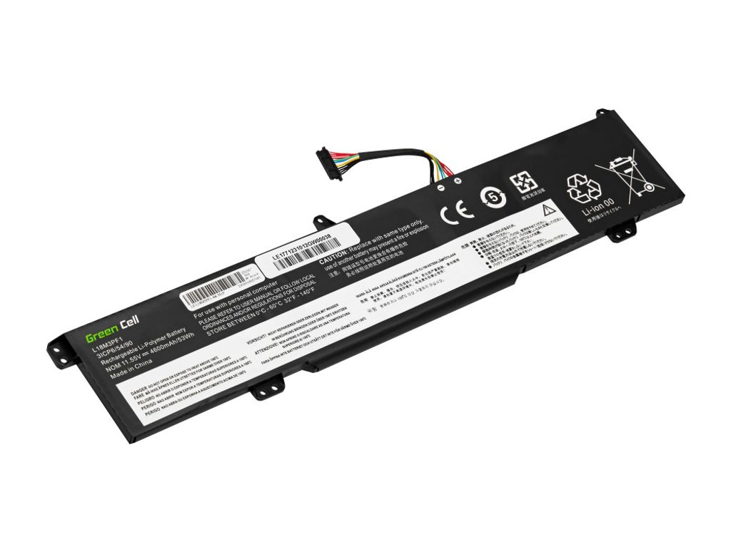 Green Cell kannettavan tietokoneen akku Lenovo Ideapad 11.55V 4600 mAh