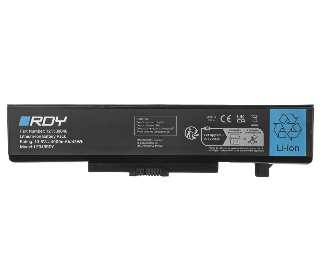 RDY Laptop Batteri L11L6Y01 L11M6Y01 L11S6Y01 til Lenovo B580 B590 G500 G505 osv.