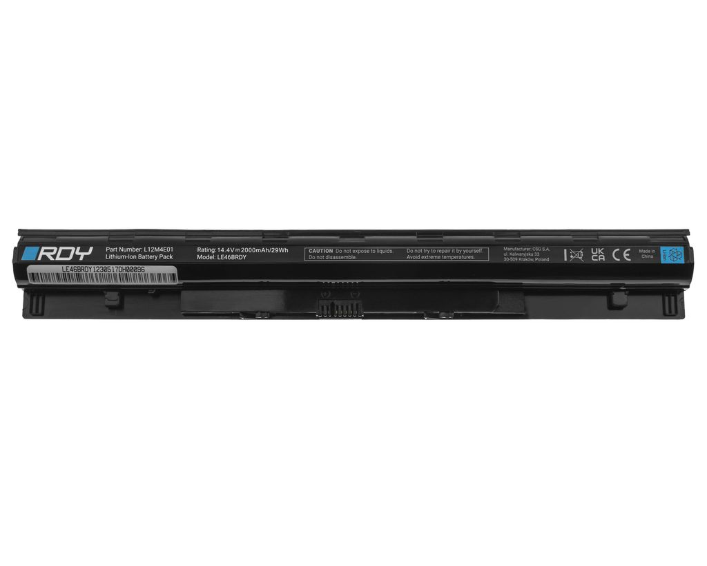 RDY Laptop Batteri L12M4E01 L12L4E01 L12L4A02 L12M4A02 til Lenovo G50 osv.
