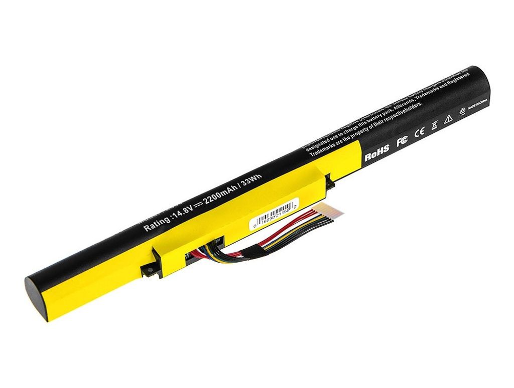 Green Cell-batteri til Lenovo IdeaPad P500, Z510 osv. 2200mAh, 14,4V