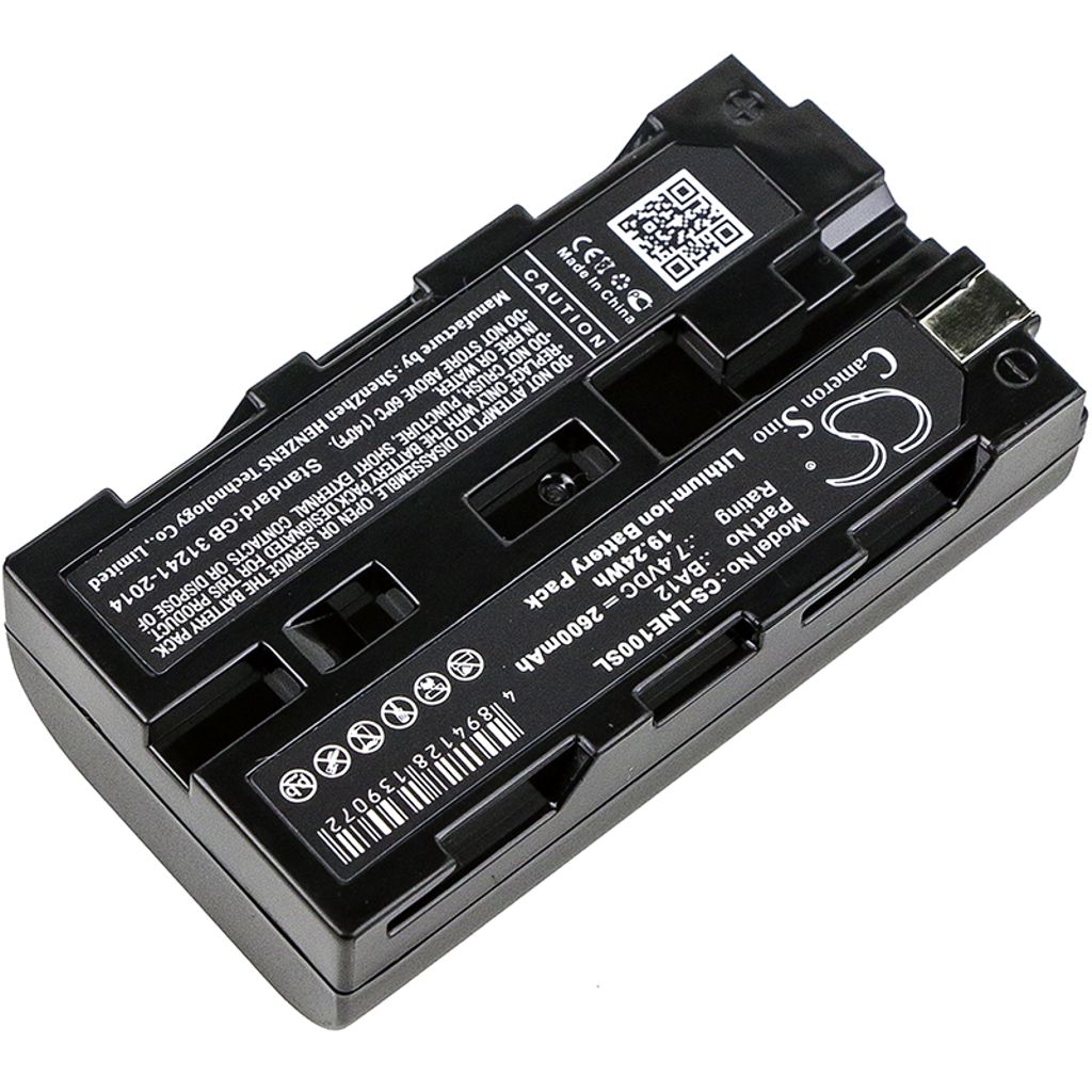 BA12 laitteelle Line 6, 7,4V, 2600mAh