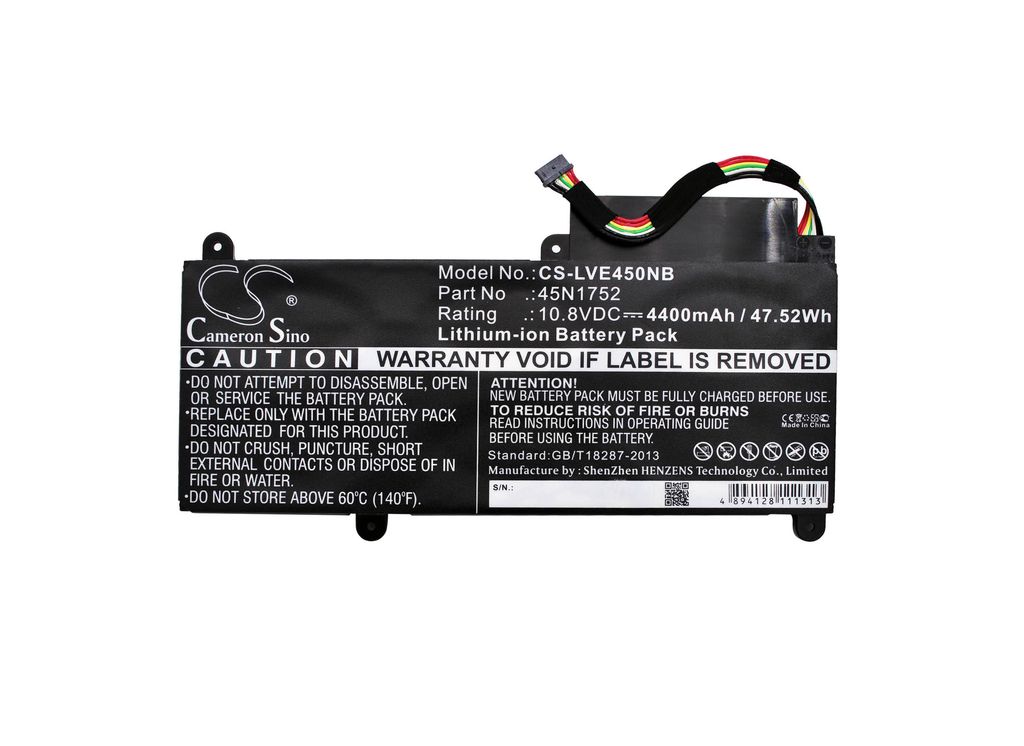 Lenovo ThinkPad E465(20EX000EUS), 10.8V, 4400 mAh