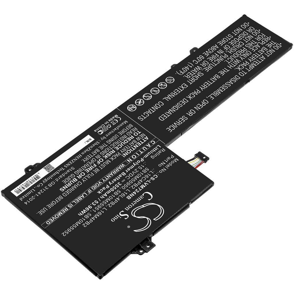 L16M4PB2 för Lenovo, 15.2V, 3550 mAh
