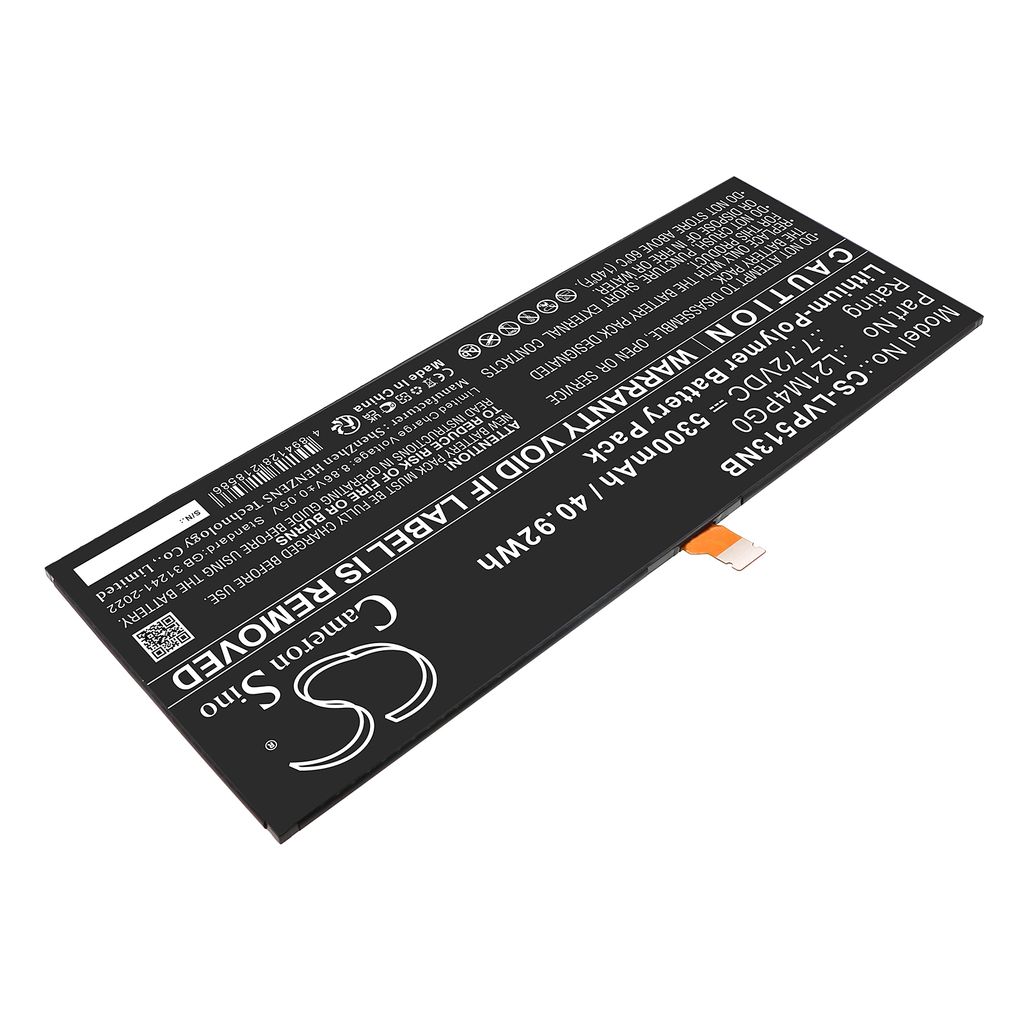 IdeaPad Duet 5 Chromebook 13Q7C6 82QS003DUK, 7.72V, 5300mAh