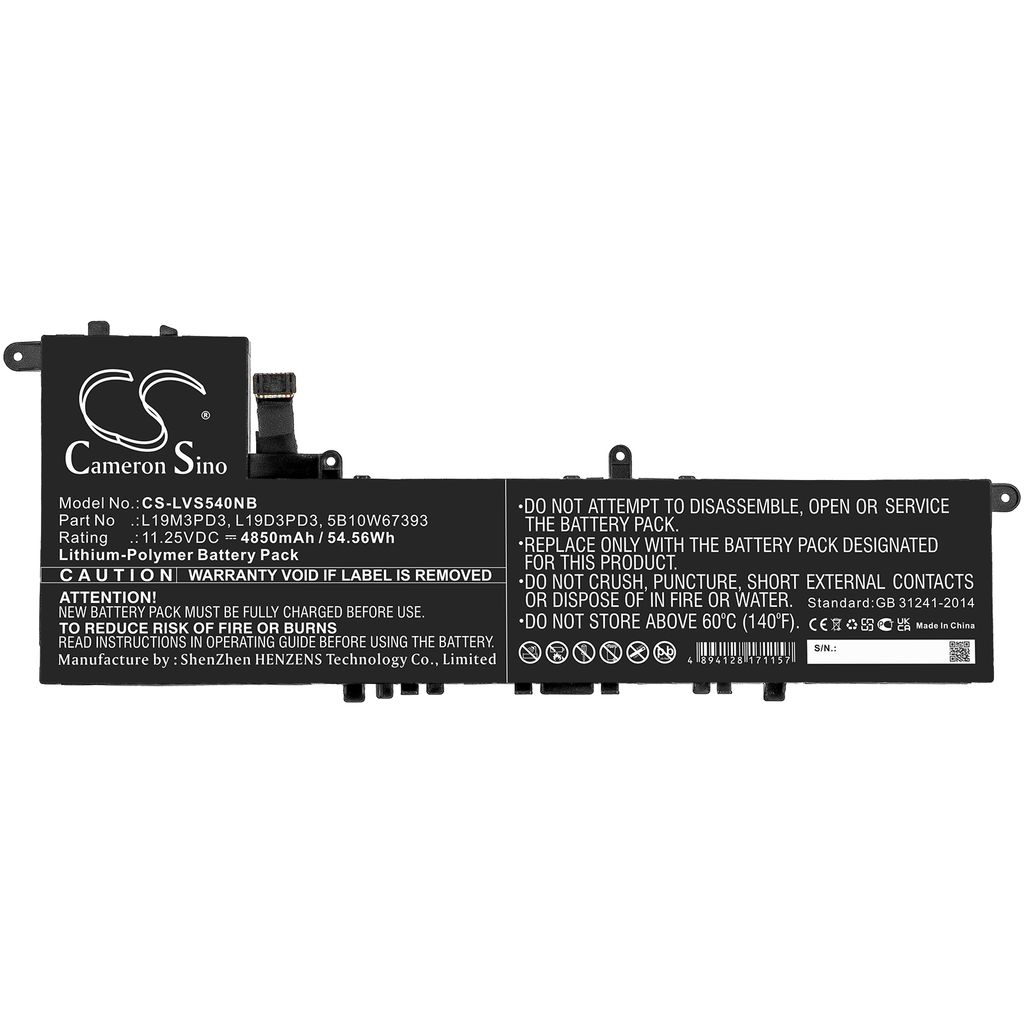 Lenovo S540-13, 11.25V, 4850 mAh