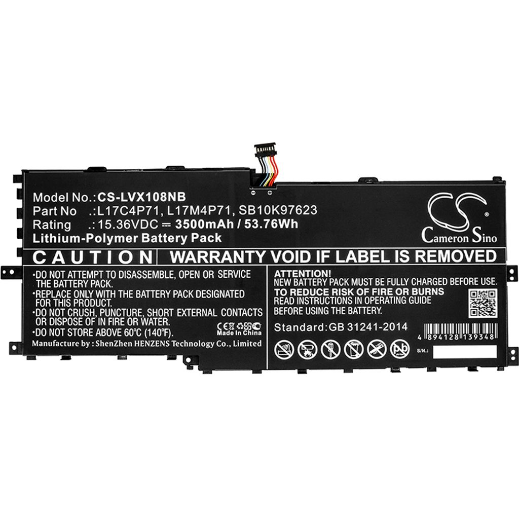 01AV475 for Lenovo, 15,36V, 3500mAh