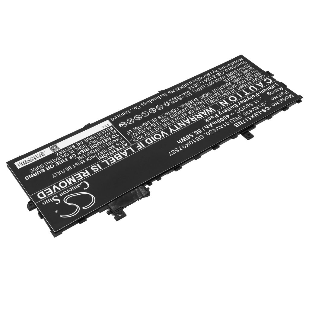 Lenovo TP X1-20KGS4TR0H, 11.58V, 4800 mAh