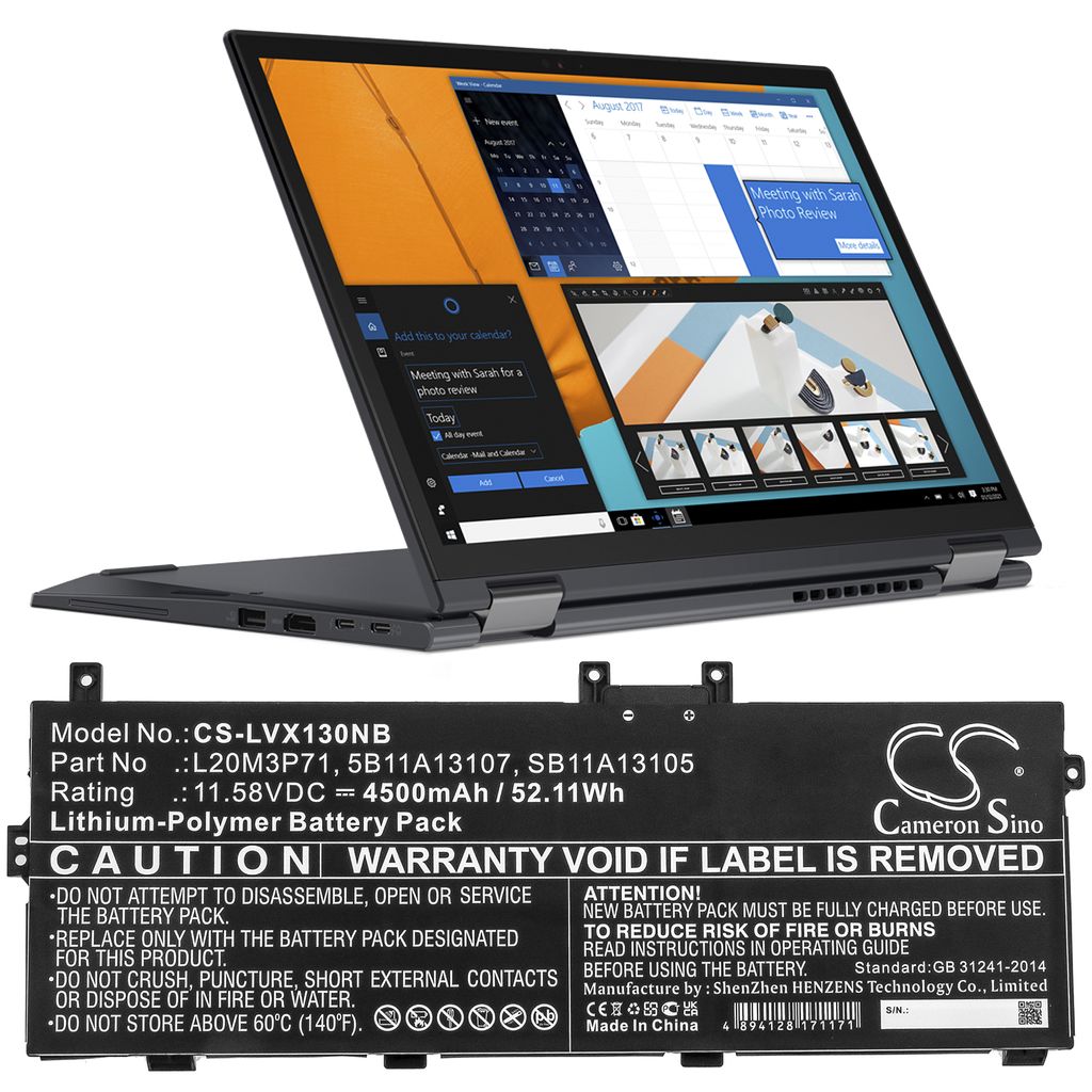 Lenovo ThinkPad X13 Yoga G2 20W80014GE ym.