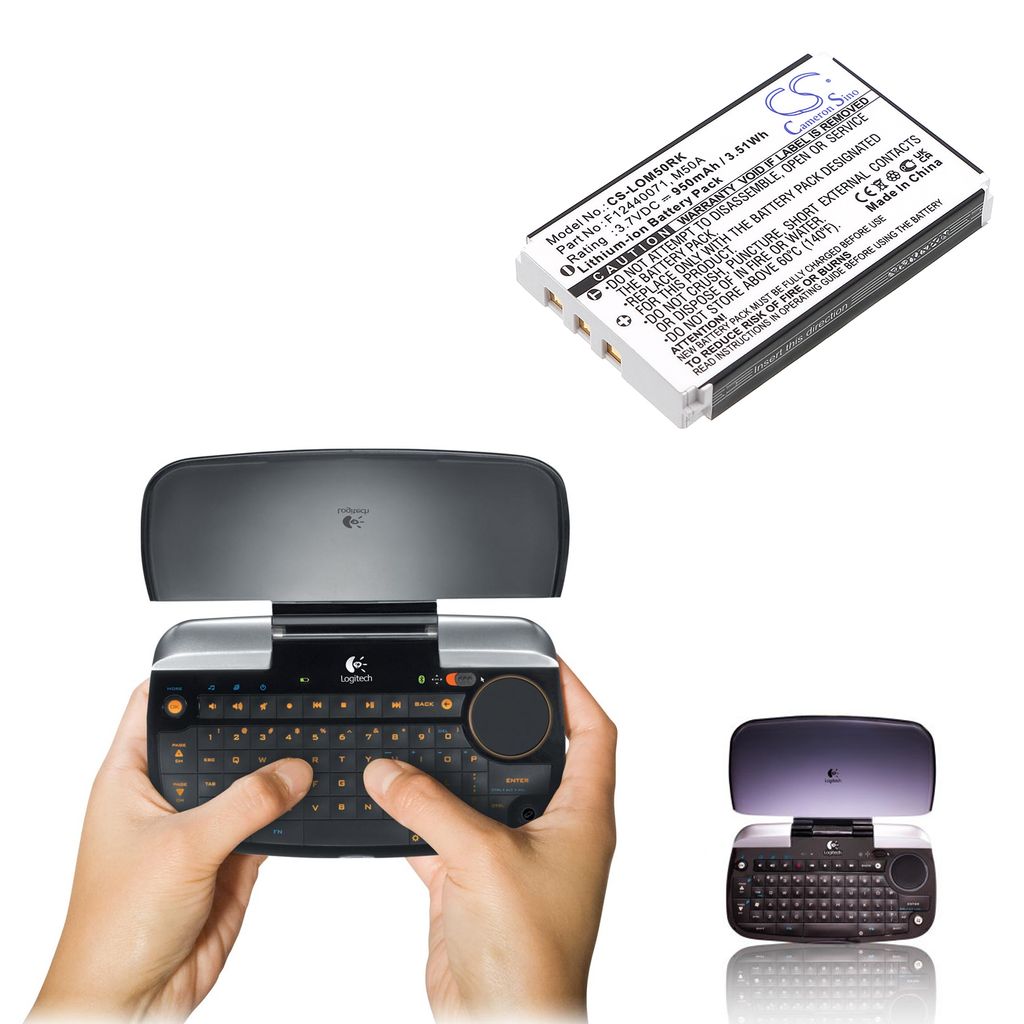 190304-2004 voor Logitech, 3,6 (3,7)V, 950mAh