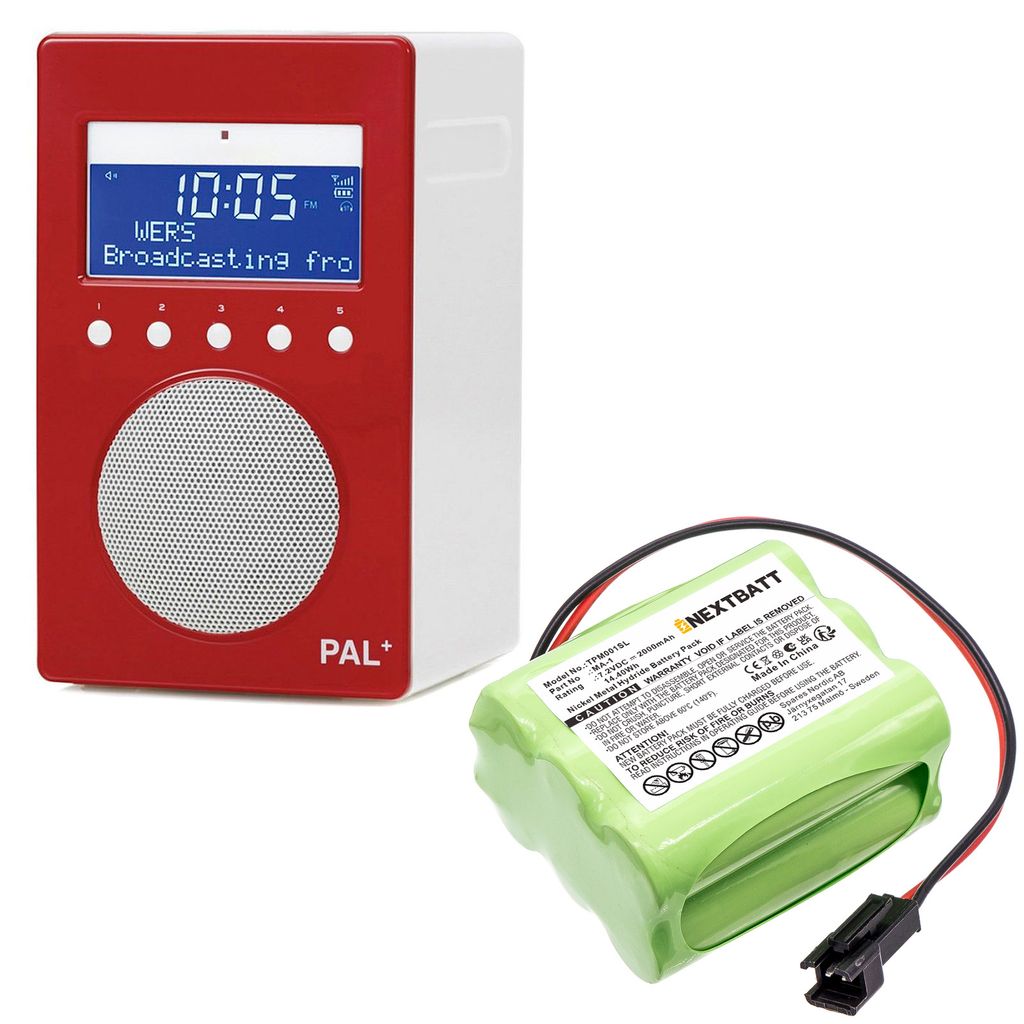 Tivoli PAL MA-1, 7.2V, 2000 mAh