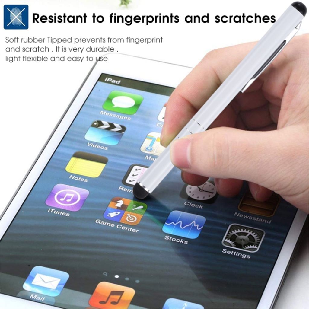 Universal Stylus Mobil Pen – Hvid