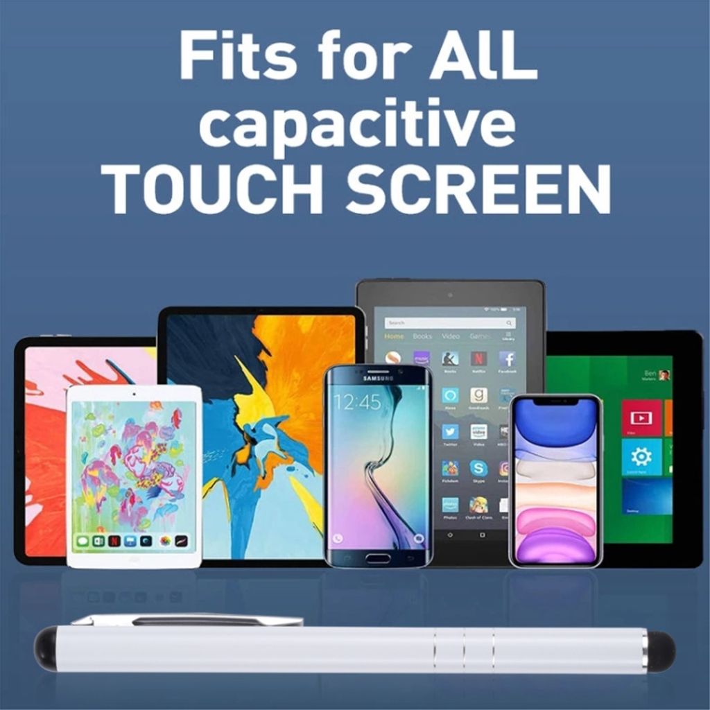 Universal Stylus Mobil Pen – Hvid