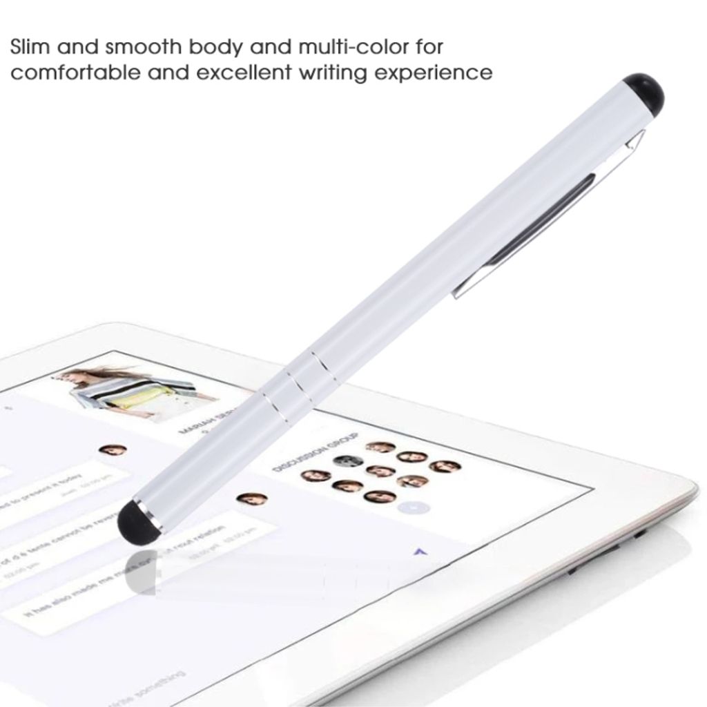 Universal Stylus Mobil Pen – Hvid