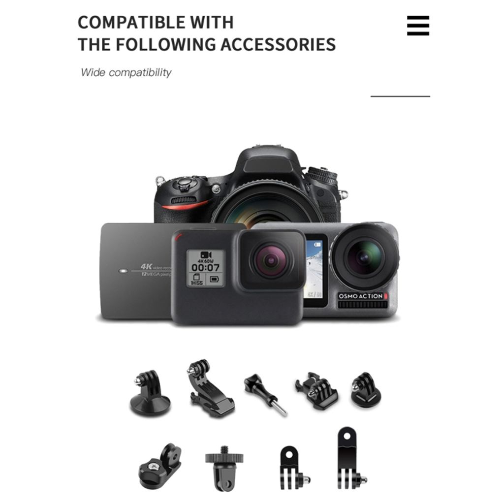 Bluetooth selfiestick/stativ 1m med fjärrkontroll – Vit