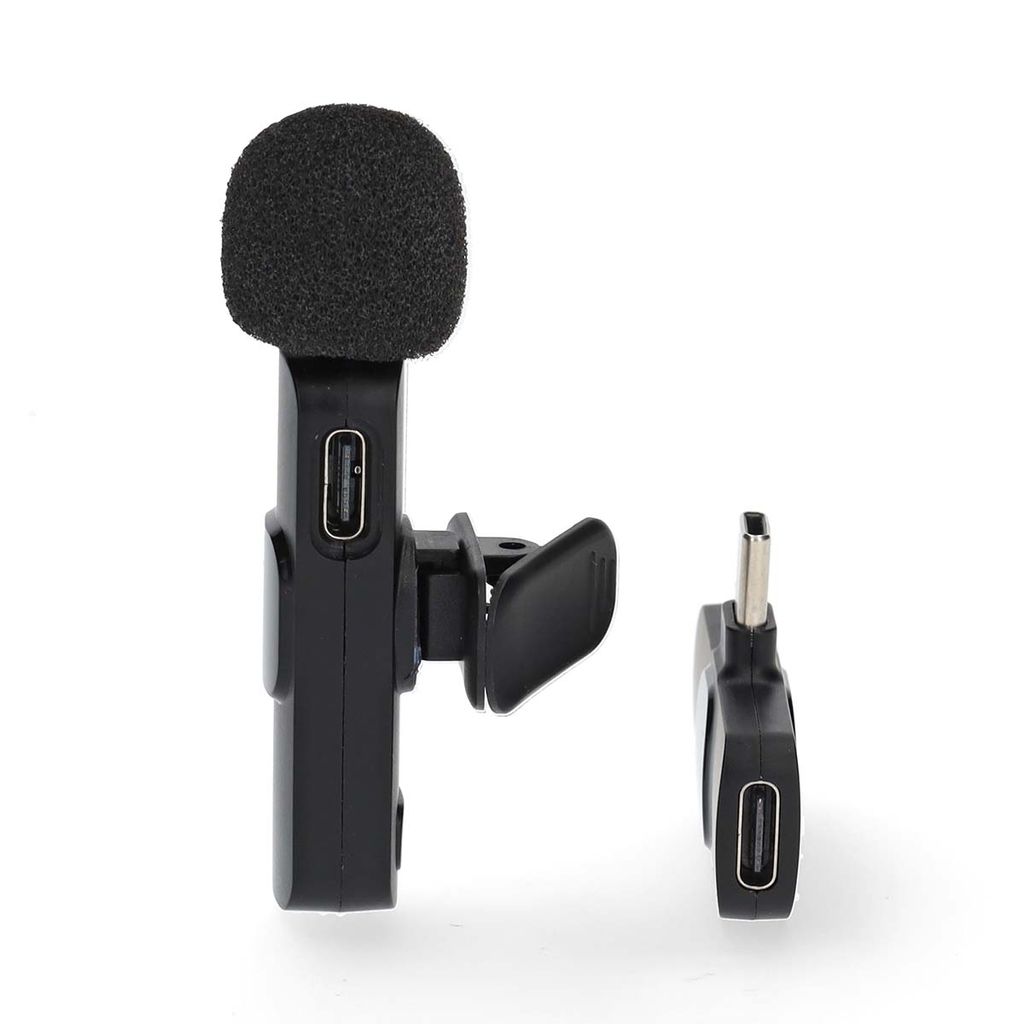Nedis mikrofon til computer / smartphone / tablet, trådløs / USB-C, USB-C hun