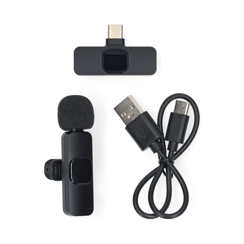 Nedis mikrofon til computer / smartphone / tablet, trådløs / USB-C, USB-C hun