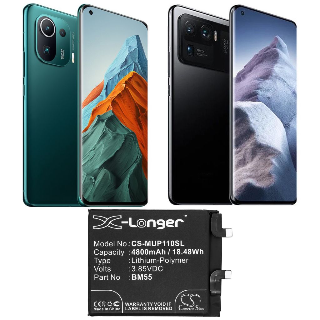 BM55 for Xiaomi, 3.85V, 4800 mAh