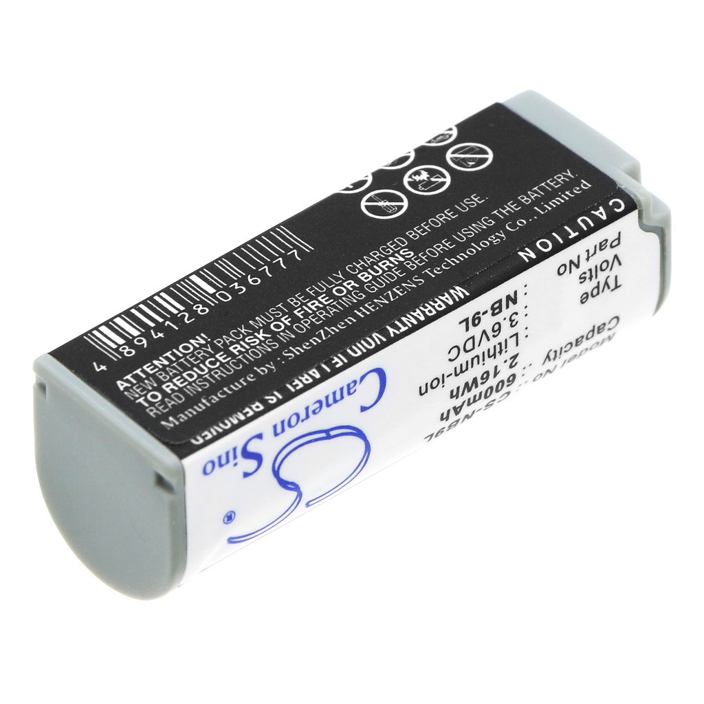 Canon IXY 3, 3,6 (3,7)V, 600mAh