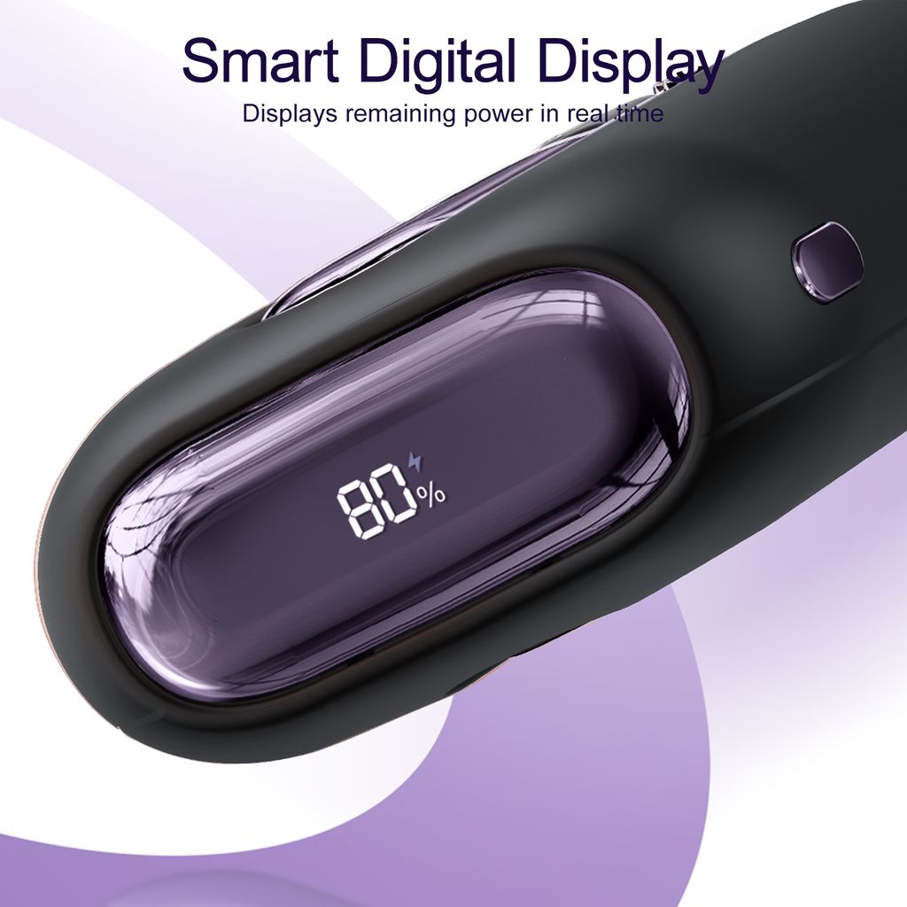 Tehokas minivaravirtalähde sisäänrakennetuilla kaapeleilla 10000mAh – 22.5W musta