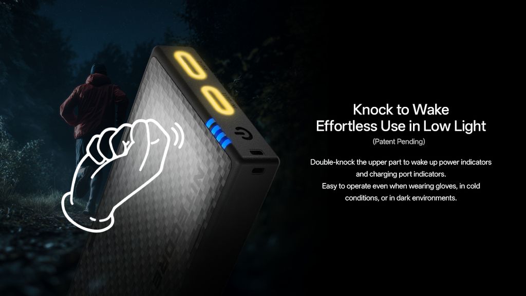 Nitecore NB10000 Gen4 Powerbank 10000mAh, 3A med 2 USB-C-porter